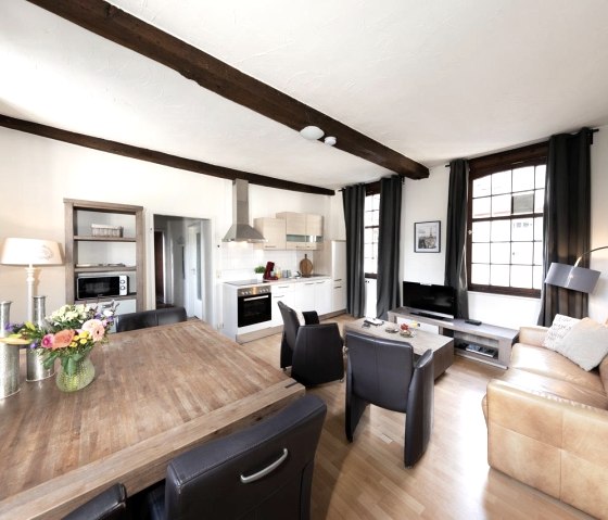 Der Wohnbereich, &copy; Monschauer Apartments - Elbershof