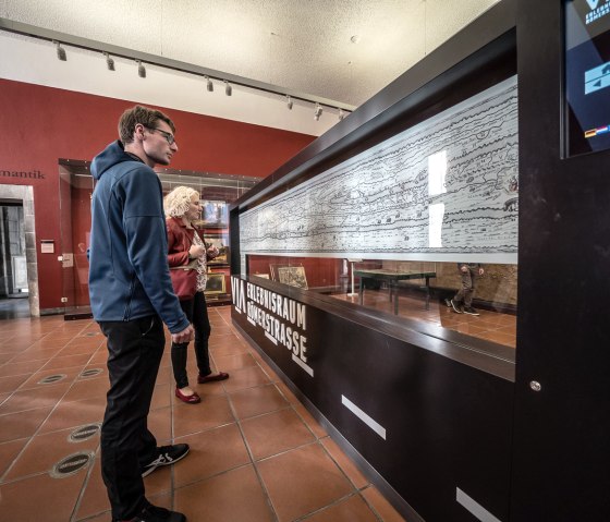 Erlebnisraum Römerstraße im Museum Zitadelle Jülich, © Dennis Stratmann | Kreis Düren