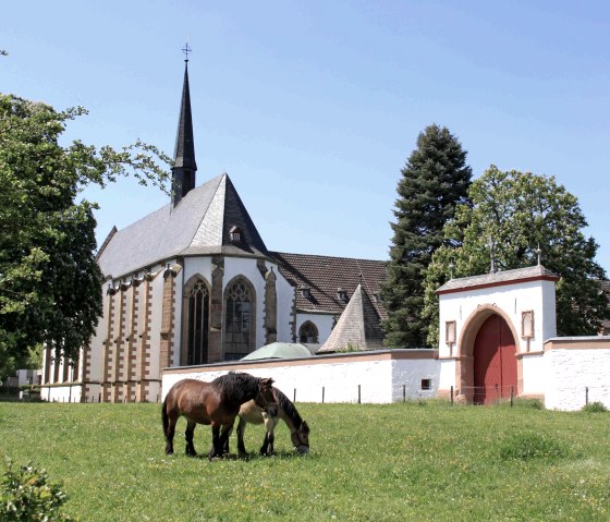 Vue sur l'abbaye de Mariawald, © Abtei Mariawald