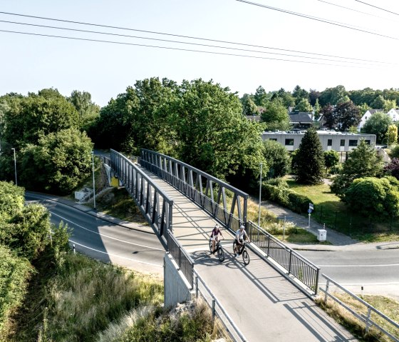 Bridge onto the railroad cycle path, &copy; St&auml;dteRegion Aachen