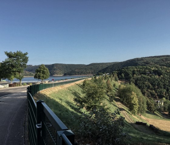 The dam wall of the Rursee, &copy; Rureifel Tourismus e.V. - Dennis Winands