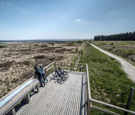 Startpunkt f&uuml;r das Abenteuer RurUfer-Radweg: Das Hohe Venn, &copy; D. Stratmann - gruenmetropole e.V.