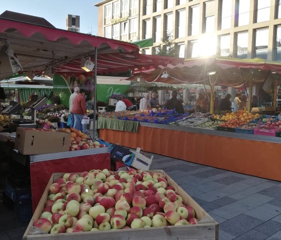 Fruitkraam op de wekelijkse markt in D&uuml;ren, &copy; Win.dn GmbH
