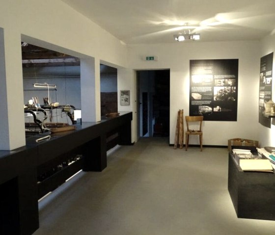 Infotafeln im Webereimuseum, &copy; Anne Bergs