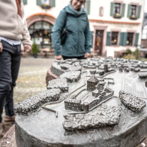 Tastmodell in der historischen Altstadt Nideggen, &copy; Dennis Stratmann | Kreis D&uuml;ren