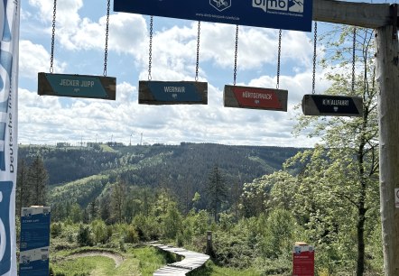 DIMB BikePark Rureifel Startbereich, &copy; Kreis D&uuml;ren