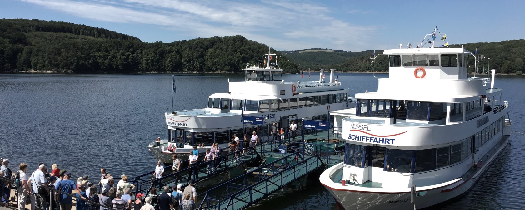 Anlegestelle Schwammenauel, © Eifel Tourismus GmbH, D. Ketz