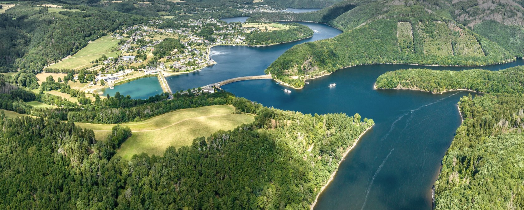 Rursee und Obersee, &copy; St&auml;dteregion Aachen, Dominik Ketz