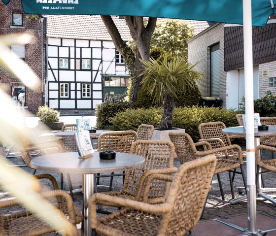 Ice cream parlor terrace