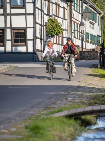 RurUfer-Radweg im Fachwertörtchen Abenden in der Rureifel