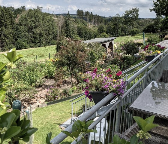 Aussicht ins Gr&uuml;ne, &copy; Eifel-Ferienhaus Landblick
