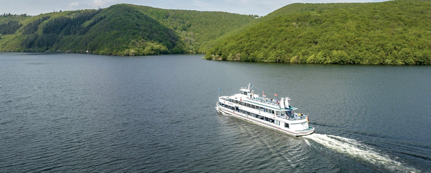 Navigation sur le lac de la Rur, © Eifel-Tourismus GmbH, Dominik Ketz