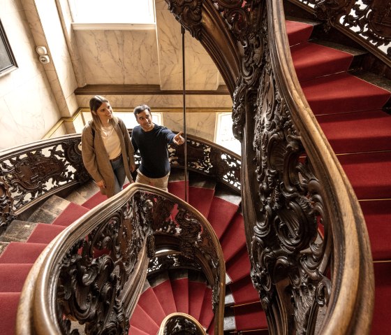 Treppe im Roten Haus, &copy; Dominik Ketz
