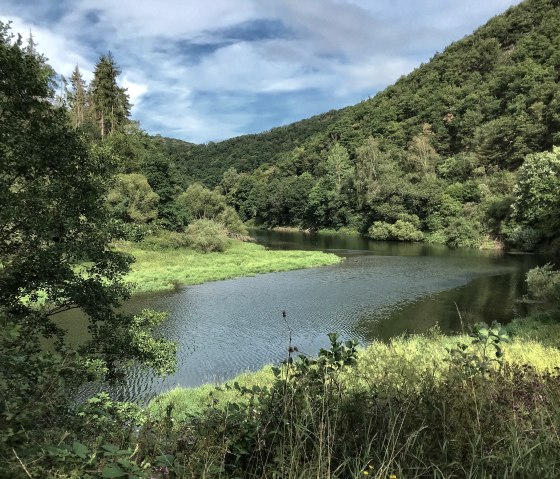 Am Ufer des Heimbacher Staubeckens, &copy; Rureifel-Tourismus e.V.