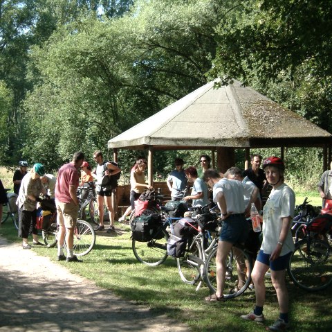 Groupe de cyclistes