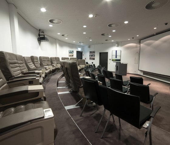 Raum f&uuml;r Kinovorf&uuml;hrungen oder Vortr&auml;ge, &copy; Druckereimuseum Weiss