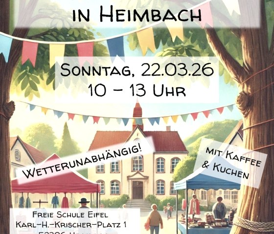 Kindersachen-Flohmarkt, &copy; Elterninitiative - Freie Schule Eifel & Wildkatzen - Heimbach