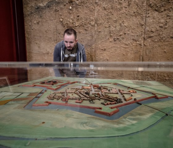 Model of the fortified town of J&uuml;lich, &copy; Dennis Stratmann | Kreis D&uuml;ren