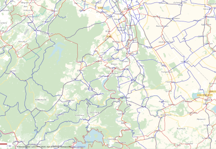 Radroutenplaner NRW, &copy; Geobasisdaten Land NRW (2020), OpenStreetMap