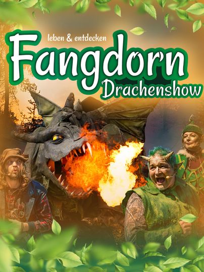 Fangdorn - Drachenshow im Brückenkopf-Park