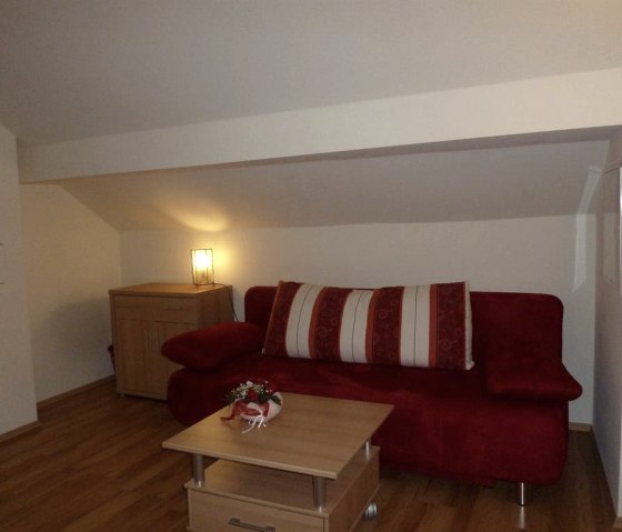 Dachgeschoss m. Schlafsofa evt.13.+14. Pers., &copy; Ewert