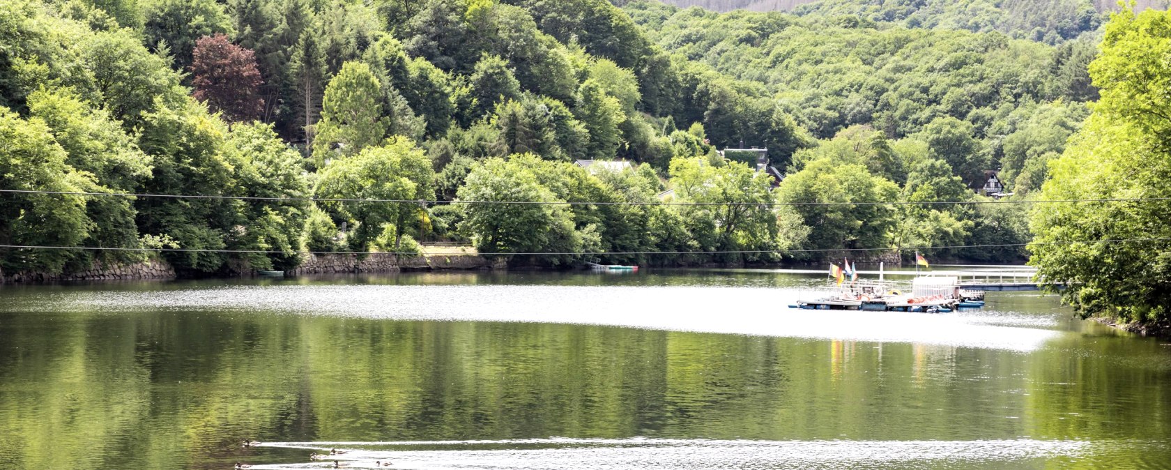 Blick auf das Staubecken Heimbach, &copy; Eifel-Tourismus GmbH