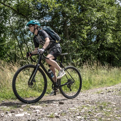 Gravelbiken auf dem Wegenetz von Freifahrt Eifel, &copy; Dennis Stratmann | Eifel Tourismus GmbH