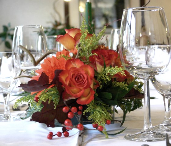 eingedeckter Tisch, &copy; Restaurant Talschenke