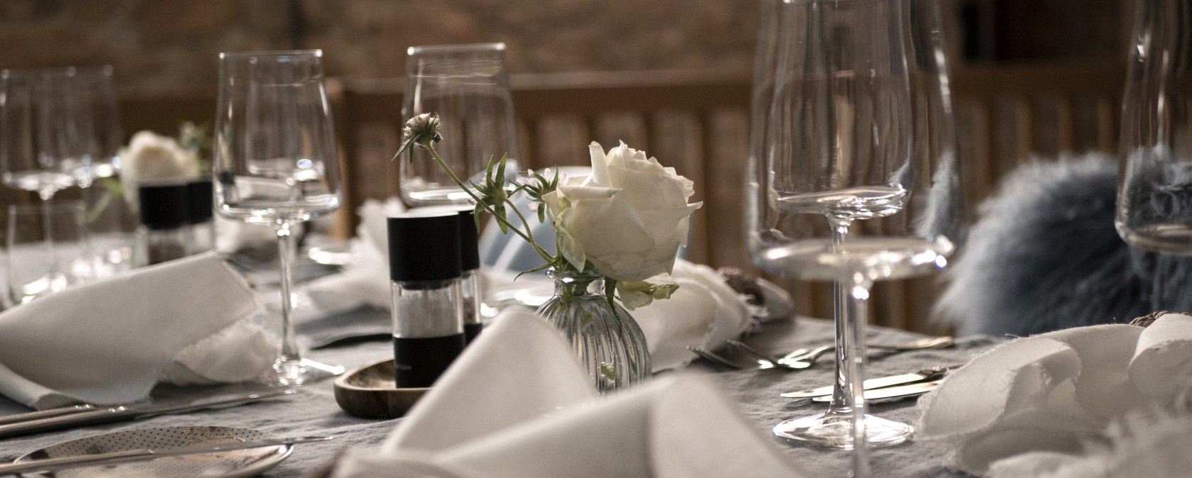 Fein gedeckte Tische, &copy; Lauterbachs M&uuml;hlenrestaurant MahlundWerk