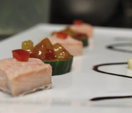 Lachs mit scharfem Papayadip, &copy; seeblick-eifel.de