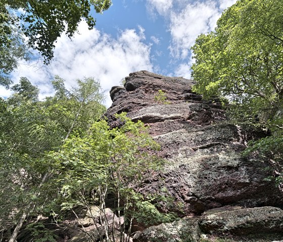 Constant companions: the red sandstone rocks in Effels, &copy; Achim Meurer | www.achimmeurer.com