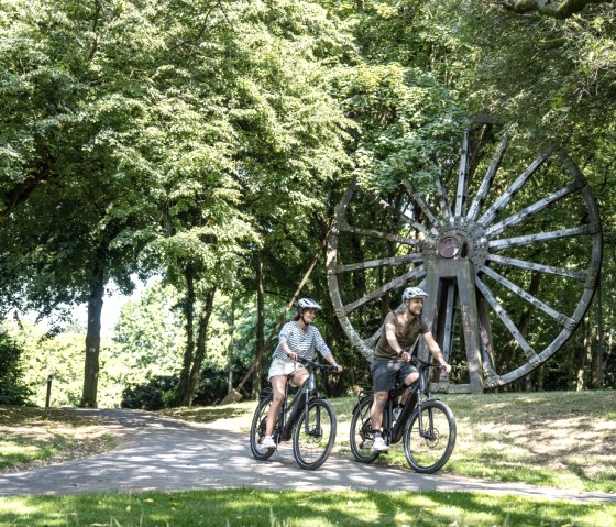 Cyclists on the railroad cycle path, &copy; St&auml;dteRegion Aachen