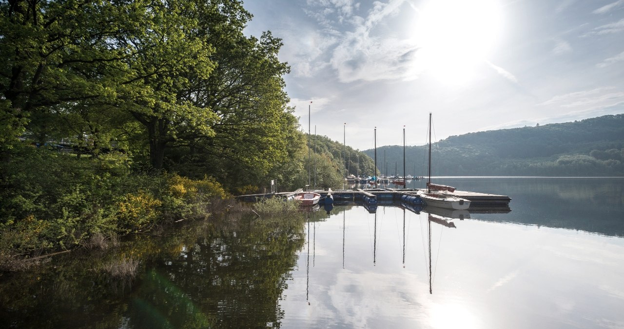 Boote am Rursee, &copy; St&auml;dteRegion Aachen