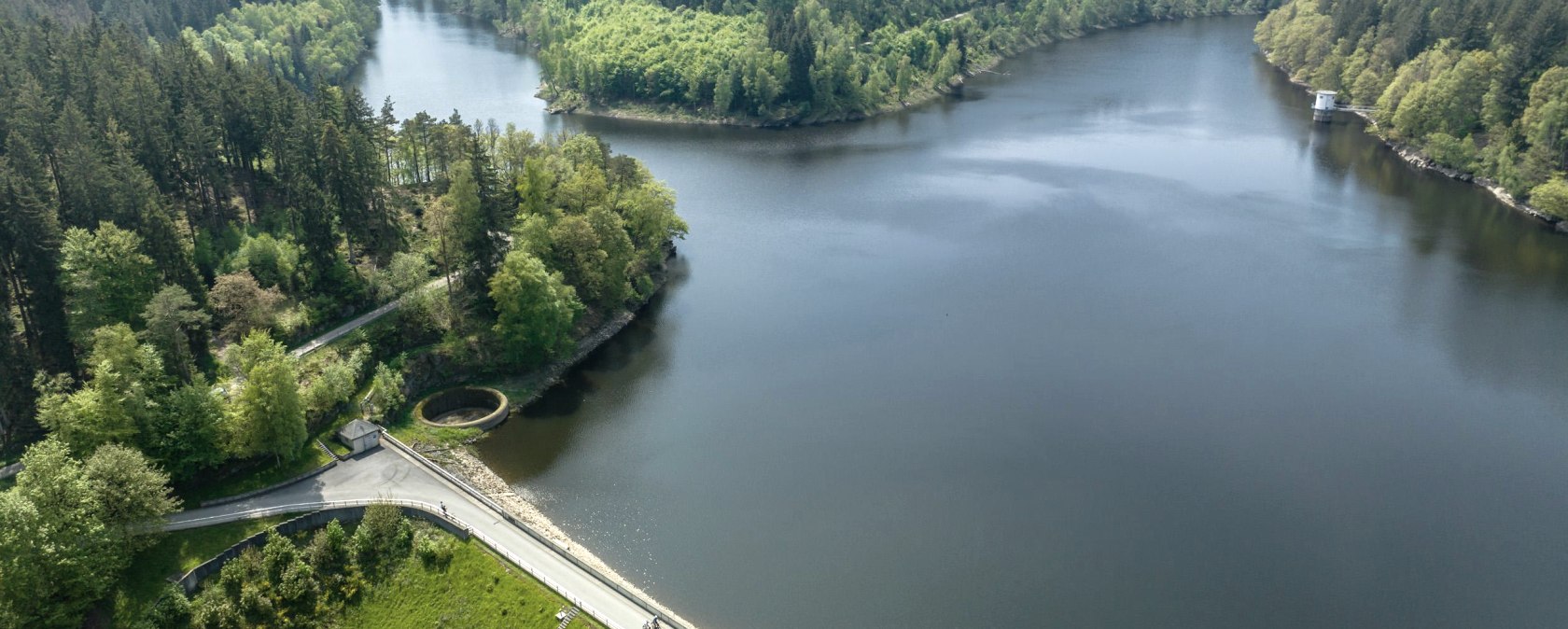 Luftbild Kalltalsperre, &copy; St&auml;dteregion Aachen, Dennis Stratmann